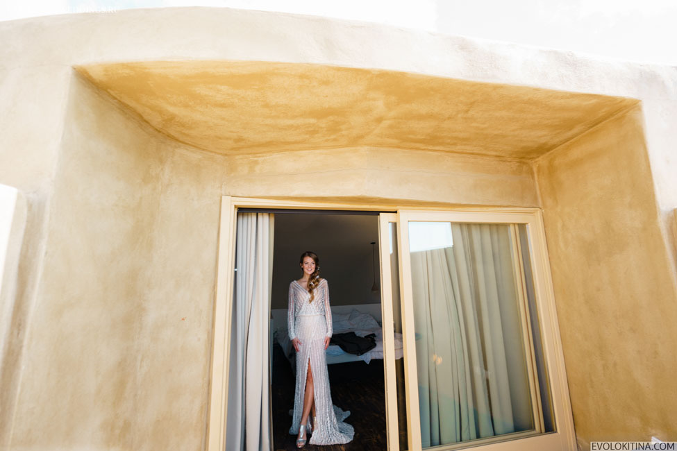 Santorini wedding on October 8th