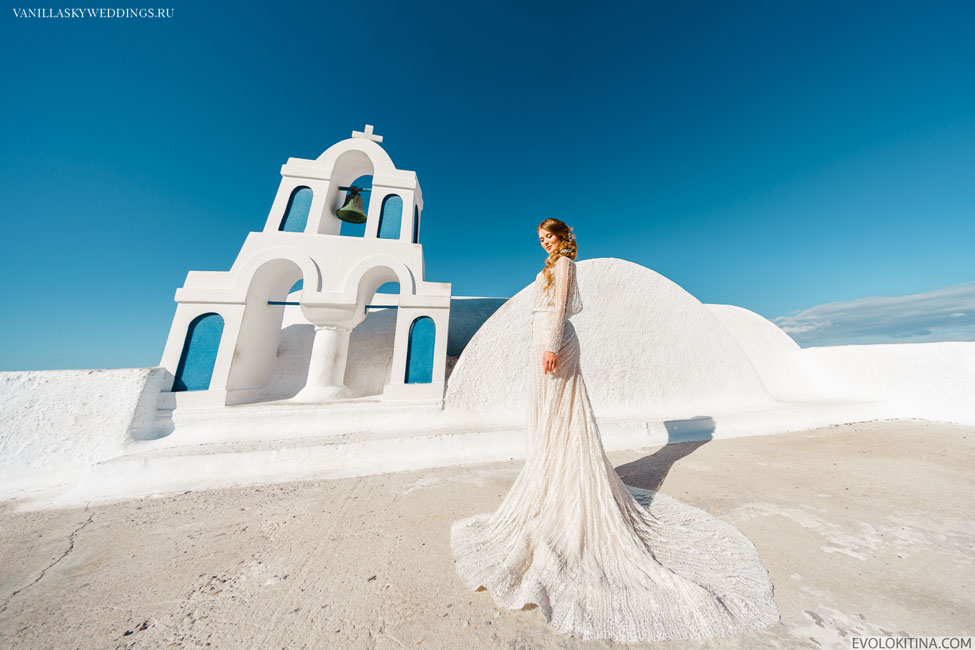 Santorini wedding on October 8th