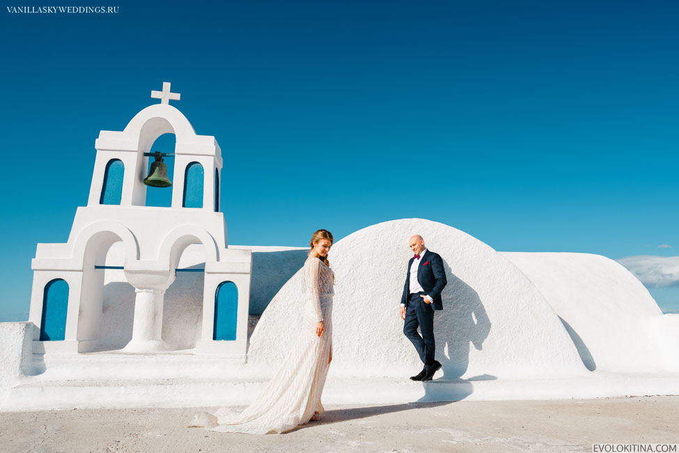 Santorini wedding on October 8th